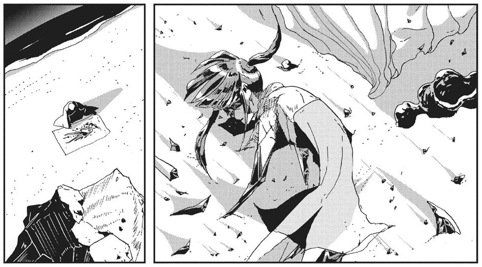 completely intertwined. Physique reflects psyche and the same goes the other way. This allows the series to illustrate a character's state of mind more tangibly through visuals. The creative freedom it provides the author with is one of the greatest strengths of this series