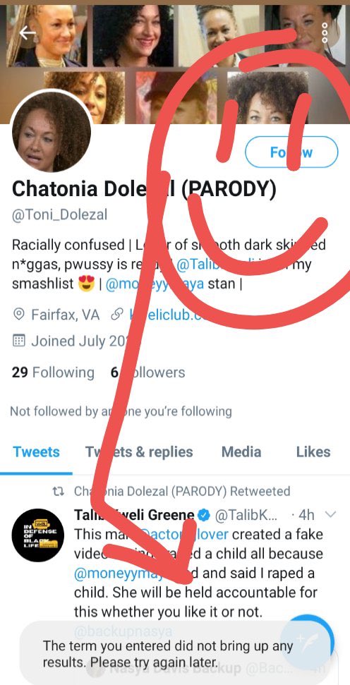 Once people continued helping me report these accounts, Mary then began making accounts using my last name and my stepmother's first name, and other obvious usernames mocking me. She would set her location for these accounts as my address and the area my family lives in.