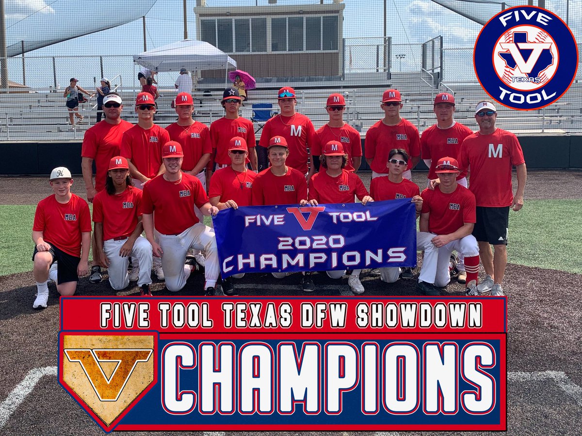 FiveTool's tweet photo. 🏆Congrats to the champs of the @FiveToolTexas DFW Showdown 16U Division, Machine Baseball Academy!🏆 https://t.co/ganDxe46w4