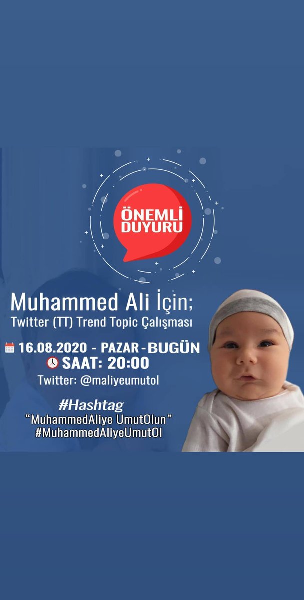 #MuhammedAliyeUmutOl 
Herkesi duyarlı olmaya davet ediyoruz 
Allah rızası için