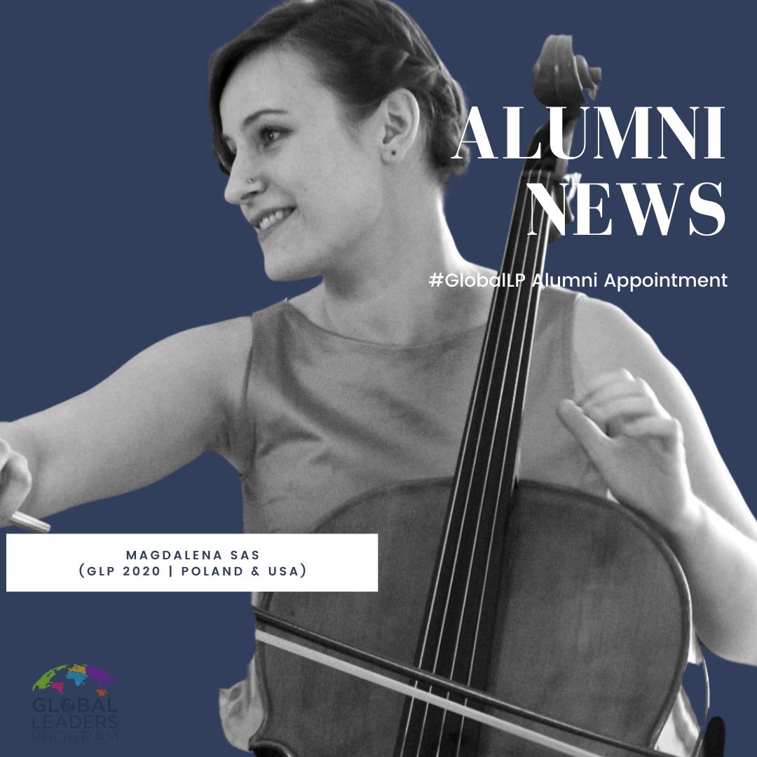 GL_Institute's tweet photo. Alumni News: Congratulations to 2020 GLP alum Magdalena Sas (Poland - USA) who has recently been appointed Global Outreach and Program Coordinator at the @Celloici 

#GlobalLP #GLPAlumni https://t.co/sOcqzkBqUI