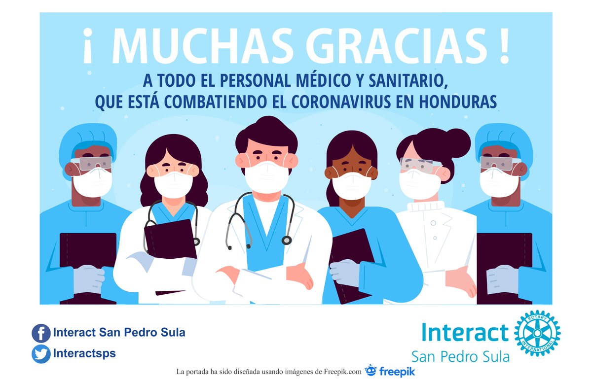 interactsps's tweet image. ¡A todo el personal médico y sanitario que esta combatiendo el Coronavirus en Honduras!
¡¡Muchas Gracias!!