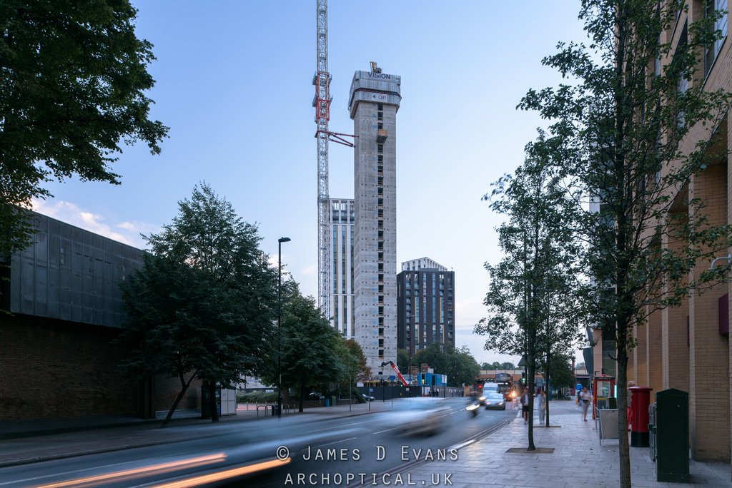 archoptical's tweet photo. Lewisham Exchange, Tide Construction #lewishamexchange, #tideconstruction, #visionmodularsystems, #modularconstruction, #slipform, #modular, #architecture, #london, #construction, #photography, #lewisham, https://t.co/n7IaSKp0BK