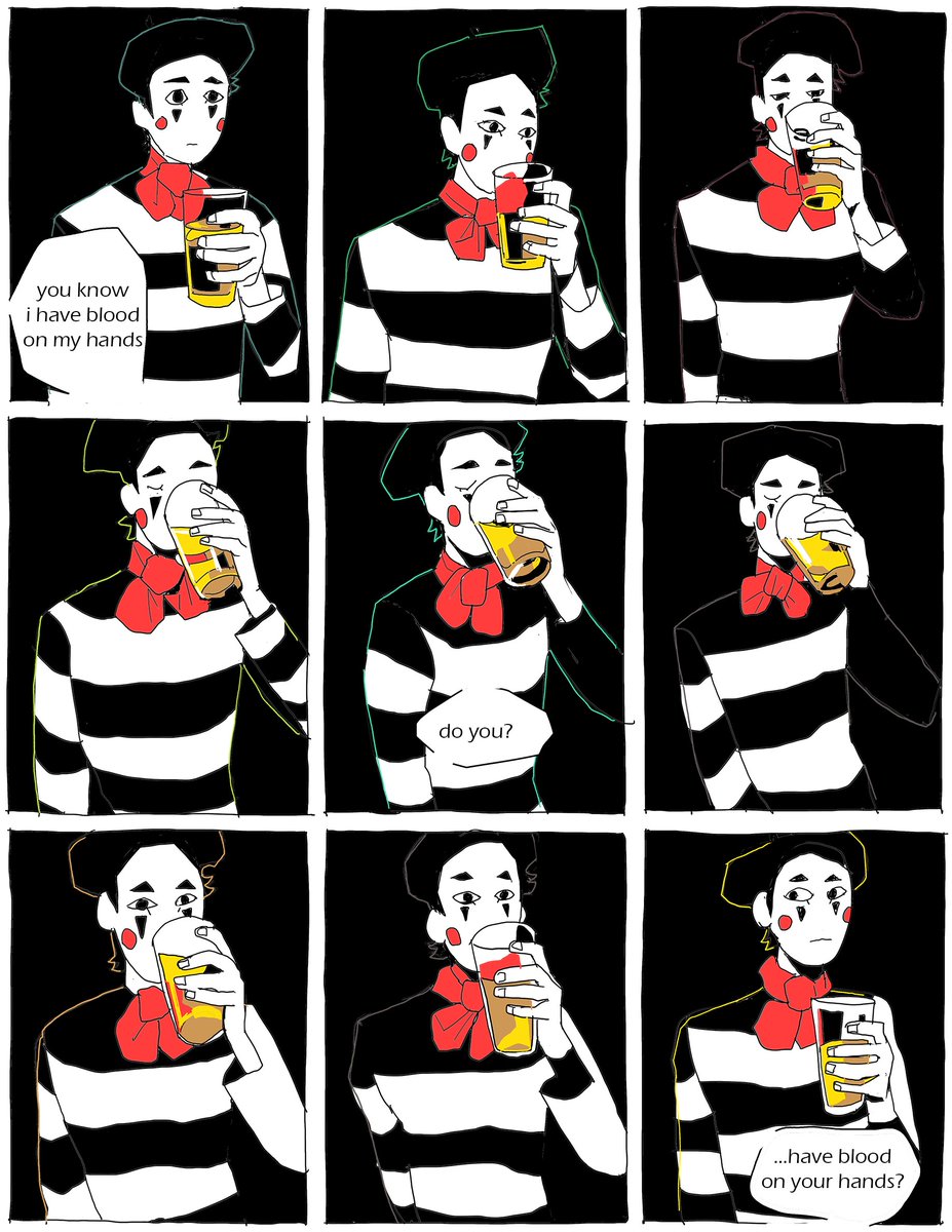 a mime walks into a bar. (1/5) 