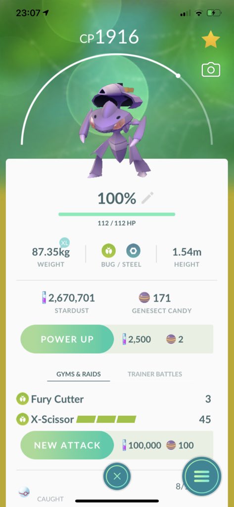 75Tl40x3's tweet photo. I wanted to raid until midnight with a great crew an @Scottie_Fred hosting, but then I got a #HundoGenesect - so I am going to bed early today ππ€π΄ https://t.co/VyYSeE2RG5