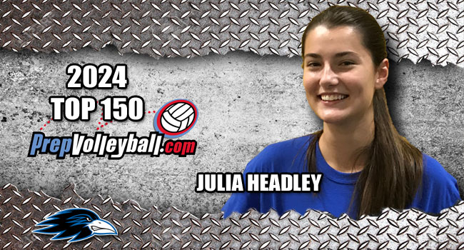 ONWVolleyball's tweet photo. S/O to incoming freshman @headley_julia for being selected to @PrepVolleyball Class of 2024 Top 150.
So proud of you Julia!

#HardWorkWorks #SuccessWithHonor 
🏐💙🏐💙 https://t.co/mFdvKM5GKN