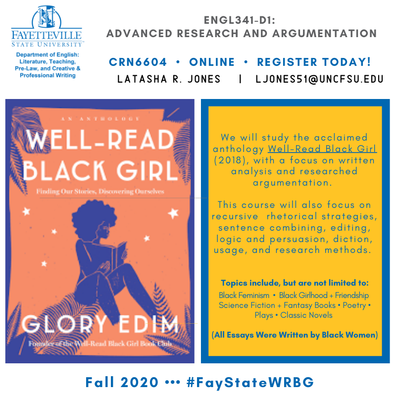 eyewrite1922's tweet photo. #FayStateWRBG #WellReadBlackGirl #FayStateEnglish #FayState https://t.co/GOOstTwpqi