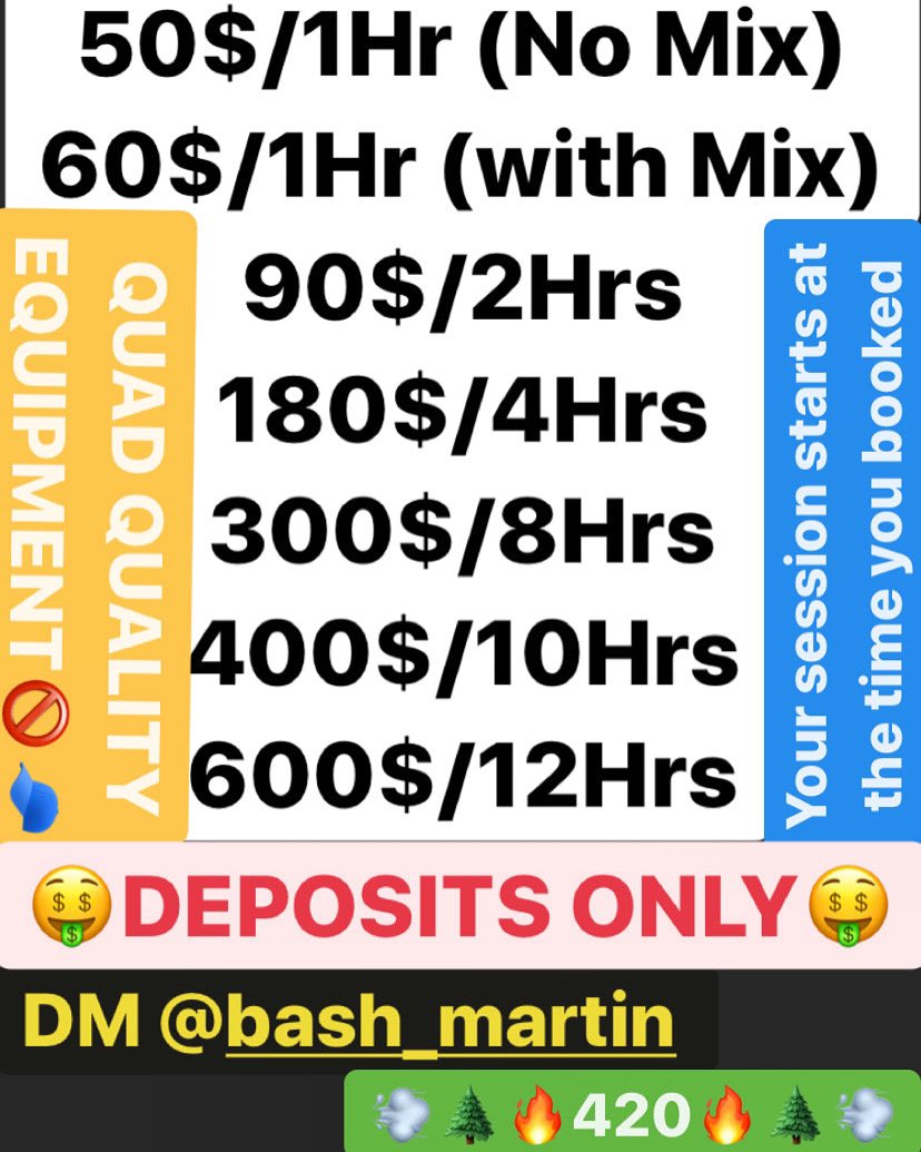BashMartinMusic's tweet photo. ☣️☣️☣️☣️☣️☣️☣️☣️☣️☣️☣️☣️☣️ Book ya sessions now with CLOUTGANG RECORDS WE HAVE QUAD QUALITY WITH BETTER PRICES PUT IN YOUR DEPOSITS TODAY !!!!!!!!!!!!!! .................... ☢️☢️☢️☢️☢️☢️☢️☢️☢️☢️☢️☢️☢️ #postoftheday #recordingstudio #quadstudios #plugstudios #ToneBeast #eastside https://t.co/VwHDziZCao