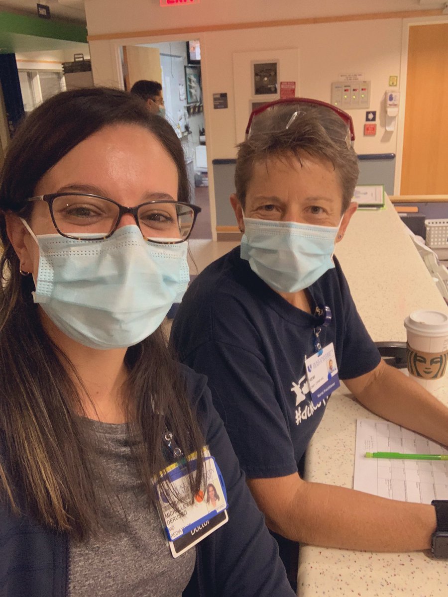 When the best NP shows up to make your Sunday (and your 24) brighter!! 🤗💙 <a href="/dukeacpnp/">Remi_Duke ACPNP, FAANP, FCCM 🍀</a> <a href="/DukePCCM/">Duke Peds Critical Care</a>