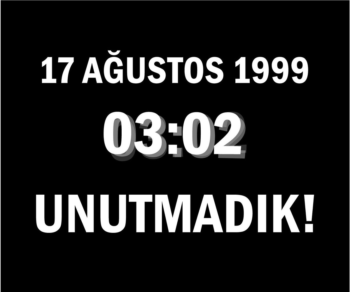 #17AğustosDepremi