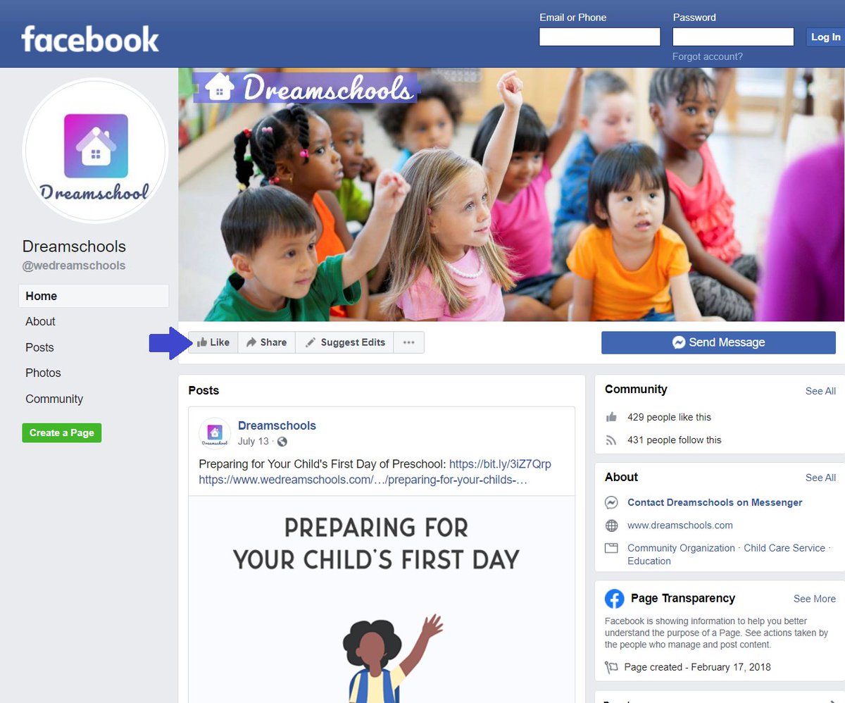 Have you ever seen our Facebook page before?! Go to fb.com/wedreamschools and check it out 🥰 #childhoodeducation #childcare #daycare