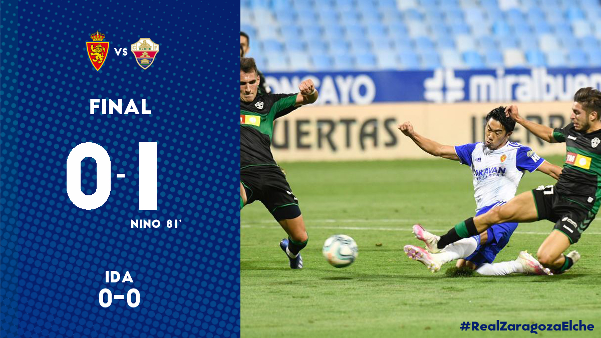 95' | 0-1 | Final.

#RealZaragozaElche
#VamosRZ 🔵⚪🦁
