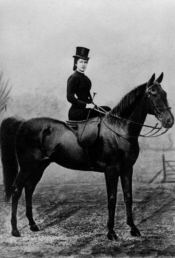 She took up fencing with equal discipline. A fervent horsewoman, she rode every day for hours on end, becoming probably the world's best, as well as best-known, female equestrian at the time.