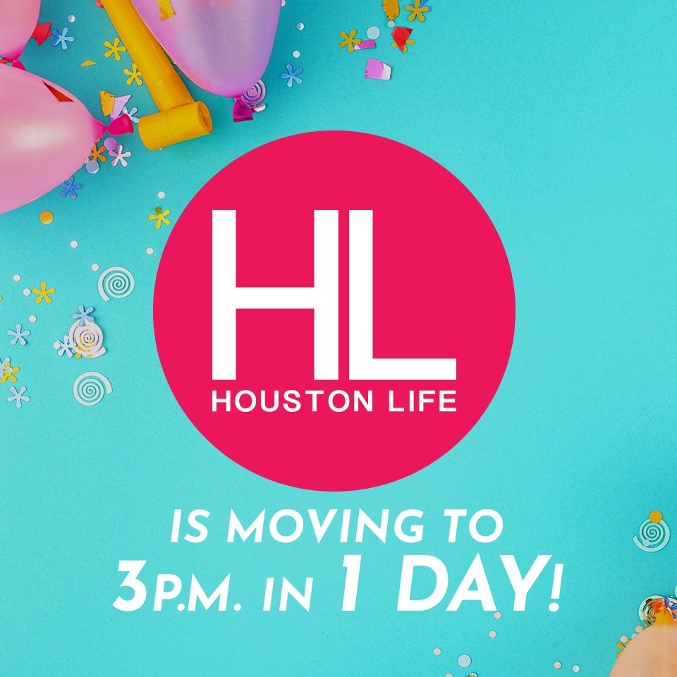KPRC2's tweet photo. Tomorrow is the BIG day! ๐ Catch @houstonlifetvย in its new timeslot at 3 p.m.! ๐บ #KPRC2 #MyHoustonLife https://t.co/BFxlwy7frO