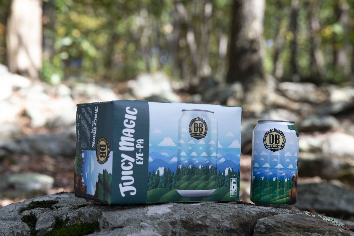 dbbrewingco's tweet photo. The beer is juicy, the label is magic. Says so right there on the can. #DBbeer #SlowbyNature #JuicyIPA https://t.co/qapALUriKo