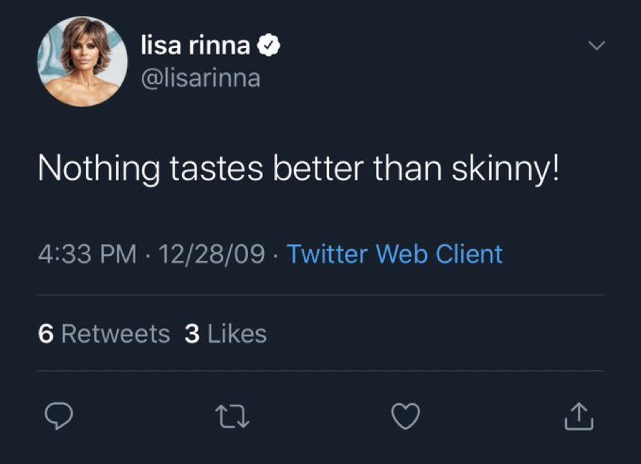 PatThePussHunny's tweet photo. Gee, I wonder how Rinna’s daughters developed an eating disorder!! I’m not saying she’s the sole cause of the issue, but she definitely contributed!! #RHOBH https://t.co/0xDydhar5y