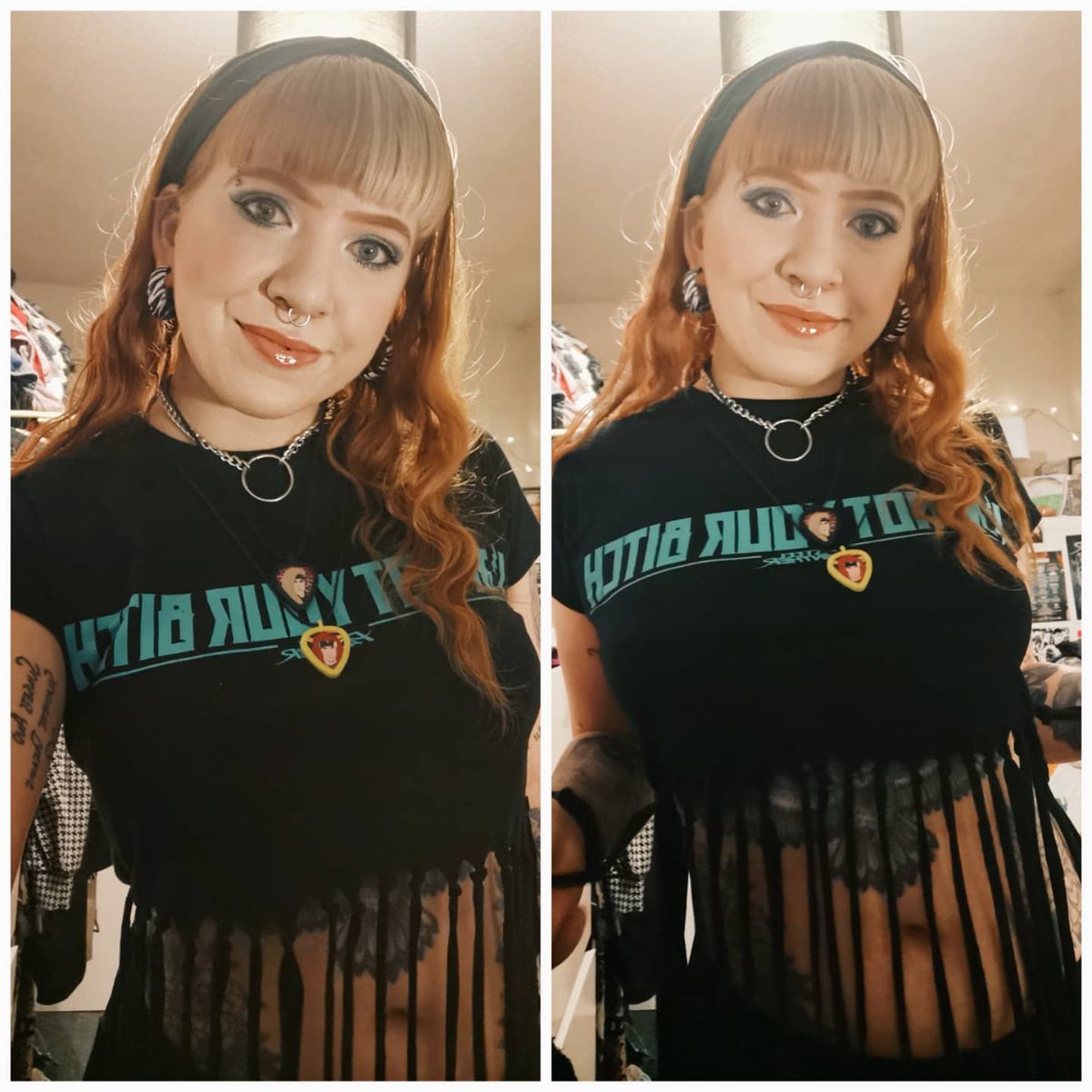 beckyemmajane's tweet photo. Ready for #RockdownintheLockdown with my faves @Steel_Panther 🖤🤘 @Stixzadinia @MichaelStarrr https://t.co/OdcnE05zgW