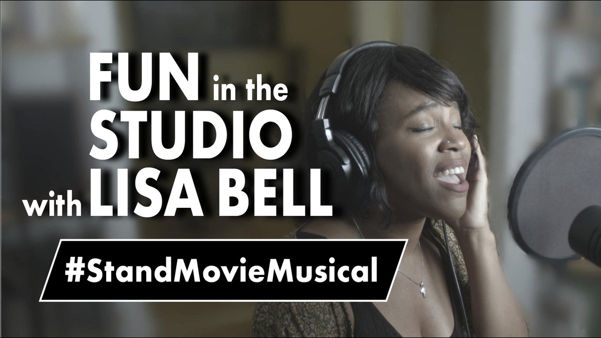 DannySchur's tweet photo. #StandMovieMusical star #LisaBell has tons of fun in the #recordingstudio, working on the U.S. single version of the title track.  Go #BehindTheScenes with the video here:  https://t.co/wAnhKAHqWG https://t.co/hjuFJ6VD16