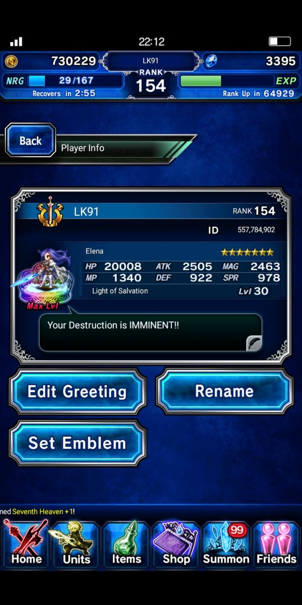 KingAster91's tweet photo. @FFBE_EN I have been gone for 4 months and came back last month and have fallen in love with the game all over again. Lol. It's been an awesome 4 years. #FFBE4thLive https://t.co/r3D9P2inYu