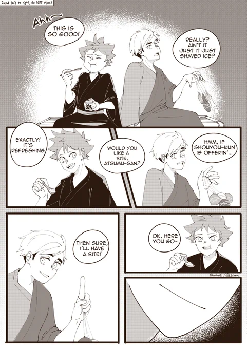 still thinking about ennichi festival atsuhina 
#haikyuu #atsuhina #侑日 
