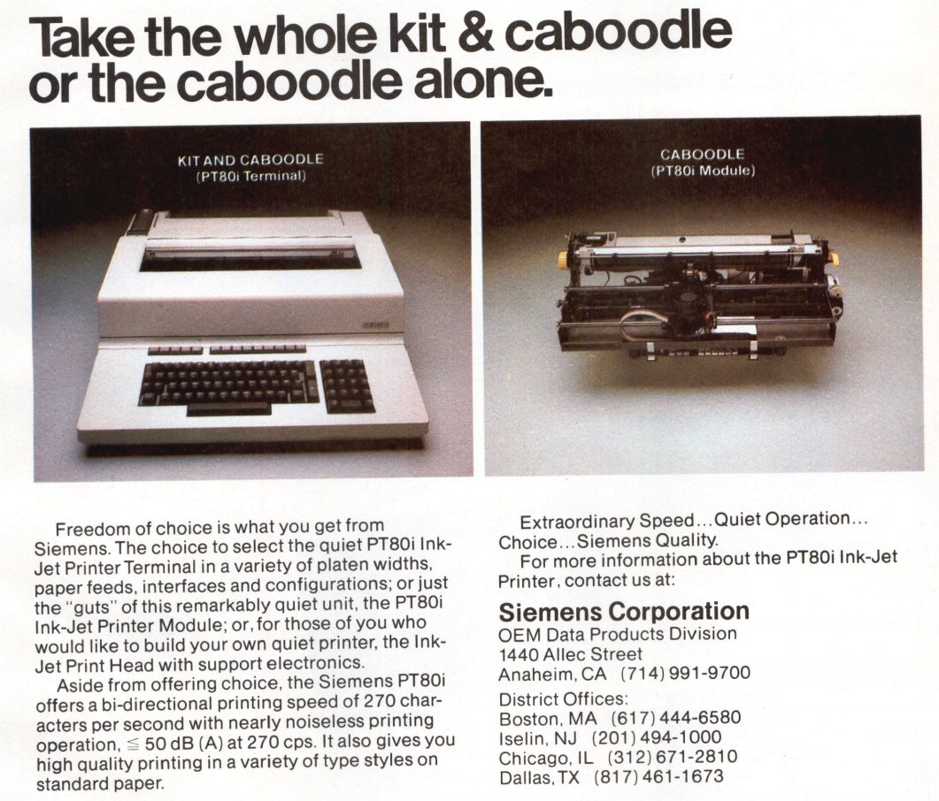huh, i've always wondered what a caboodle is. apparently it's some sort of printer module thingie.