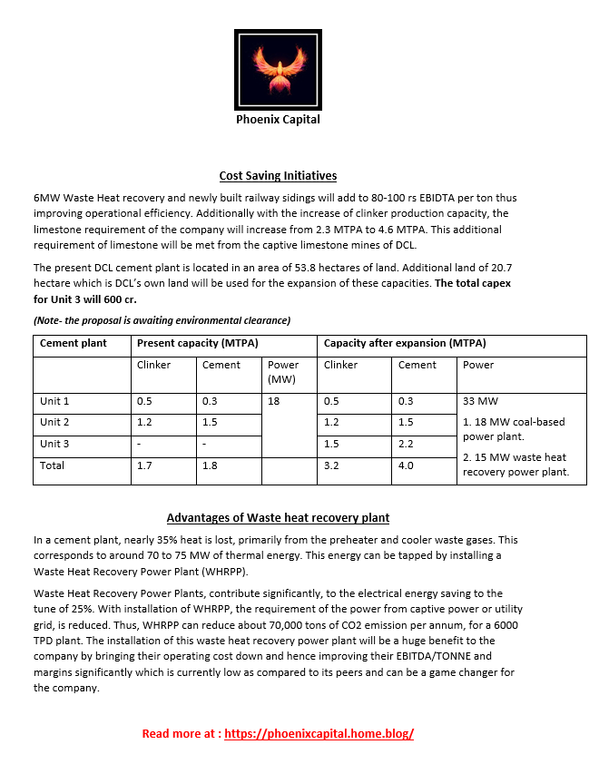 #CostSaving Initiatives andAdvantages of Waste heat recovery plant