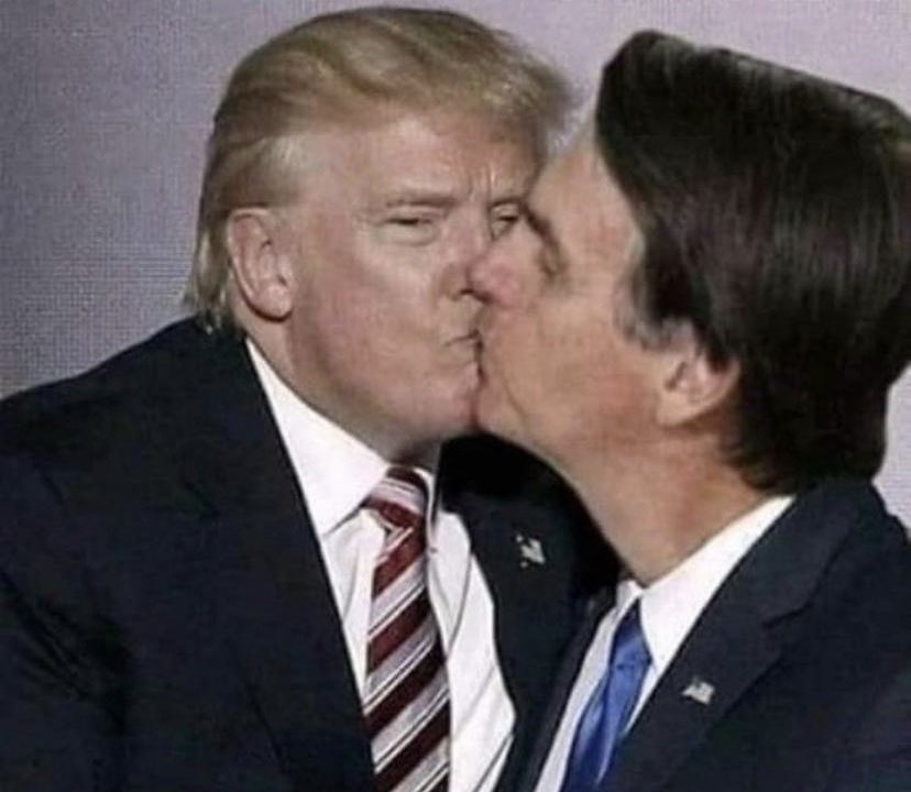 UrFavGay_'s tweet photo. Bolsonaro and Trump are NOT gay https://t.co/fy8UIARGm2