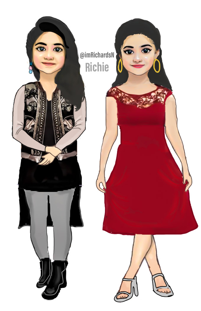   #OmgPonnu was my first choice,but I already made a drawing on omg Ponnu last year, so I made Pudhu metro rail  @KeerthyOfficial  #KeerthySuresh