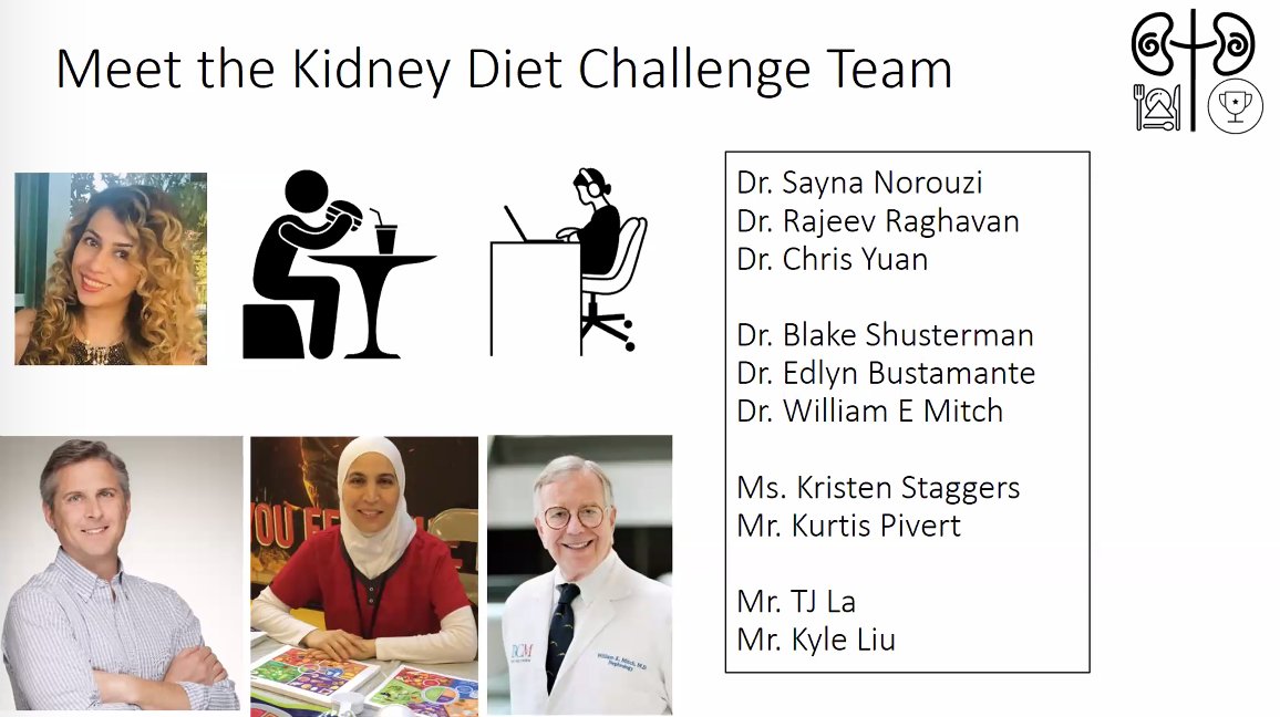 Wow, I'm so inspired by my friend @SaynaNorouzi

She is the brainchild of @DietKidney #KidneyDietChallenge & thought of this webinar when she was a 1st year fellow. 2 years later, she has an all-star crew to support her vision & ~500 attendees. Bravo! 👏 #NephTwitter #nephforward
