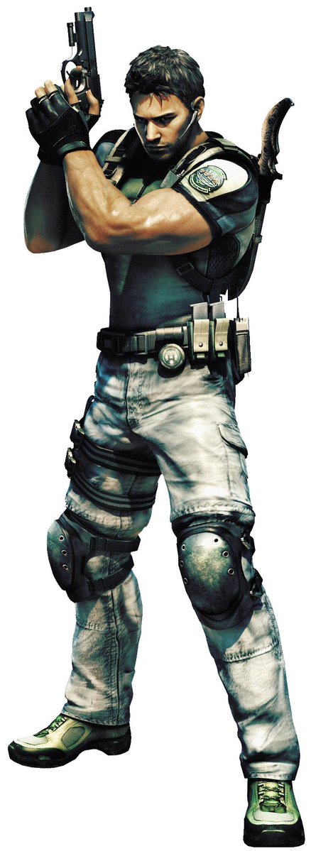 UrFavGay_'s tweet photo. Chris Redfield is gay https://t.co/BcW54DJeei