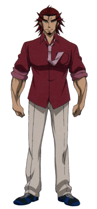 UrFavGay_'s tweet photo. Genjurou Kazanari from Symphogear is gay https://t.co/P6ESoF4vN9