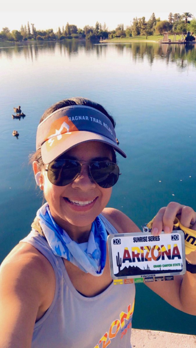 Marce_AZ's tweet photo. Great busy weekend trail running, hiking, virtual races, and my first live race since Feb. and following social distancing protocols. I L♥️VED it all! 😊👍🏼 #RunderfulRunners #Earthathon #NAFlagvisor #StartlineRacing #ClubSLR #RnRVR16 #RunHappy #AZRunner #SundayRunDay https://t.co/LUaVgDOAiM