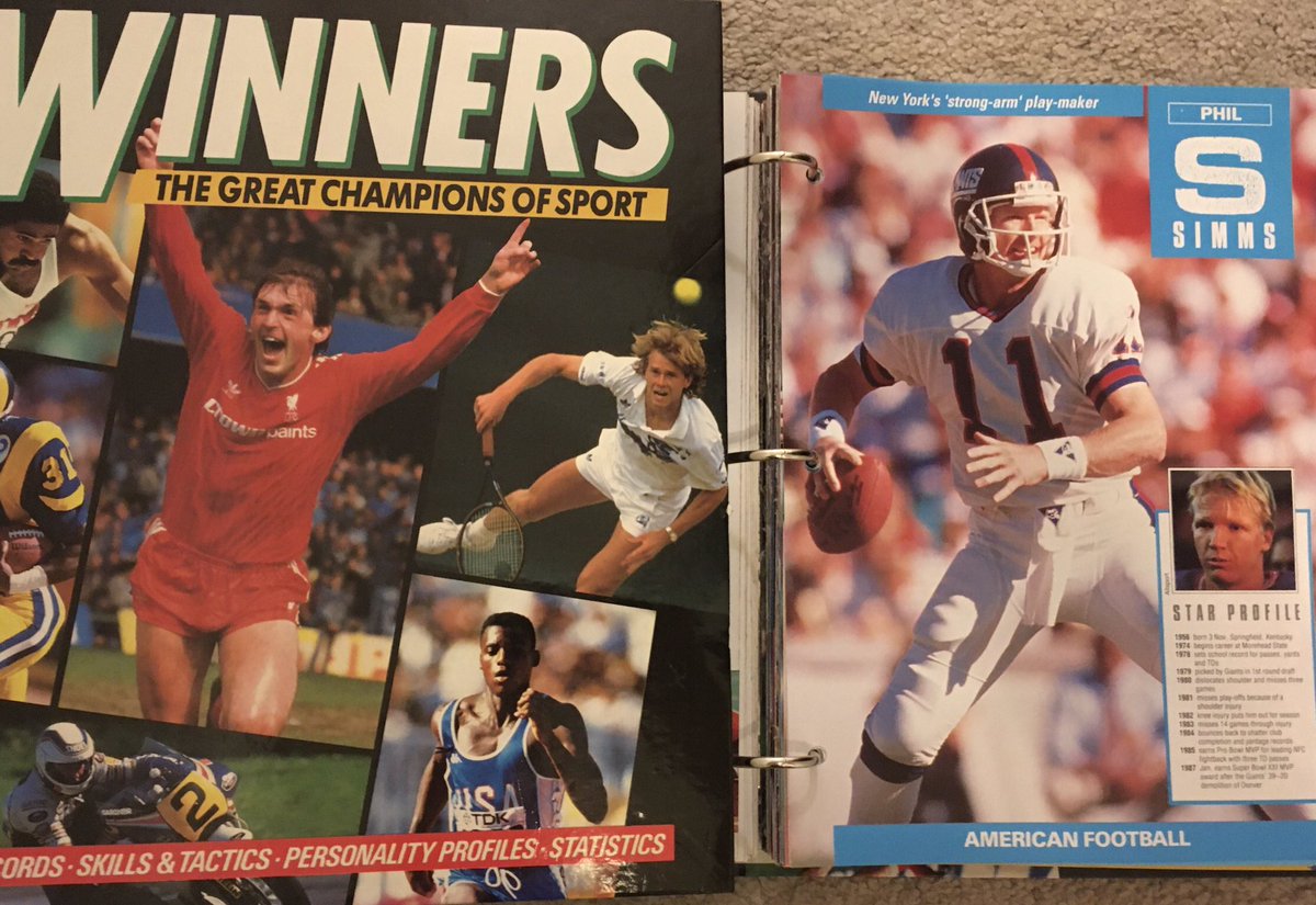 180dartsplayer's tweet photo. @ProFootballTalk @CSimmsQB Did this guy really kick barefoot, throughout the season? A strong-arm play-maker. Like father like son? Memories from the late 80s clearing my parents house &amp; my old room. Frenchy (England) https://t.co/aFFWrA17BA