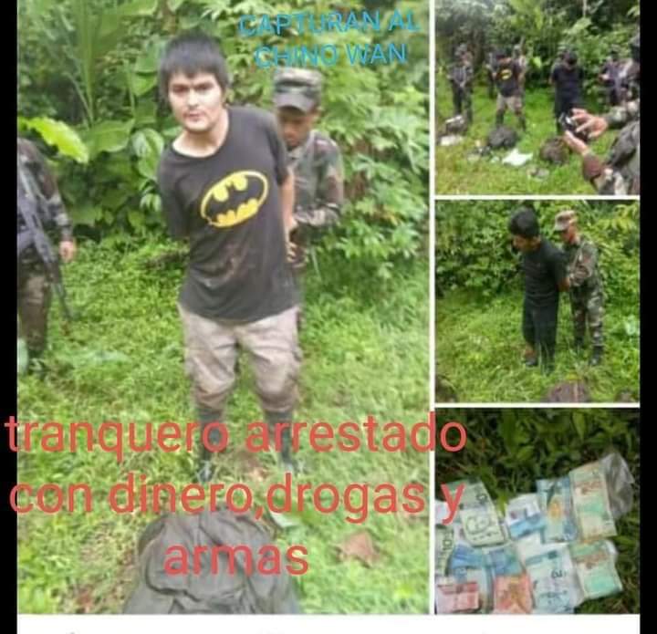 Revista23J's tweet photo. #Urgente
EJERCITO DE NICARAGUA CAPTURA EN FRONTERA CON COSTA RICA AL ASESINO DE POLICIAS, "EL CHINO WAN" CON ARMAS, DROGAS, ARMAS Y EXPLOSIVOS.
El sujeto vivía en Costa Rica a raíz de los asesinatos en el año 2018 por parte de los #Tranqueros terroristas.
#R23J https://t.co/HUGj1h7Cve