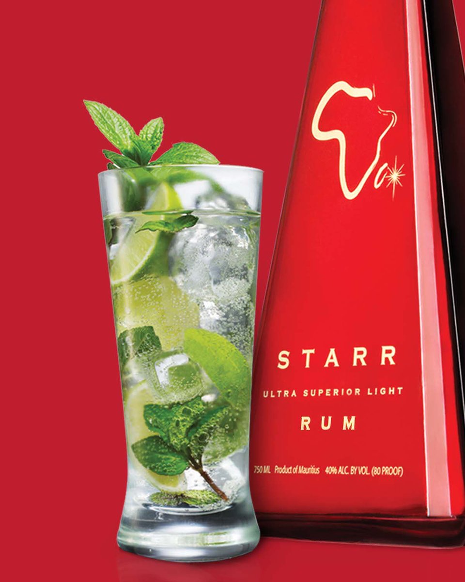 celebrate #nationalRUMday with the ultimate #STARRmojito

‘STARR MOJITO’ 💯
<a href="/STARRrum/">STARR rum</a> #cocktailoftheweek

STARRrum.com/recipes

#allSTARRcocktail #allSTARR #mojito #rum #STARRrum

✨field to bottle, single estate rum made by hand in mauritius✨