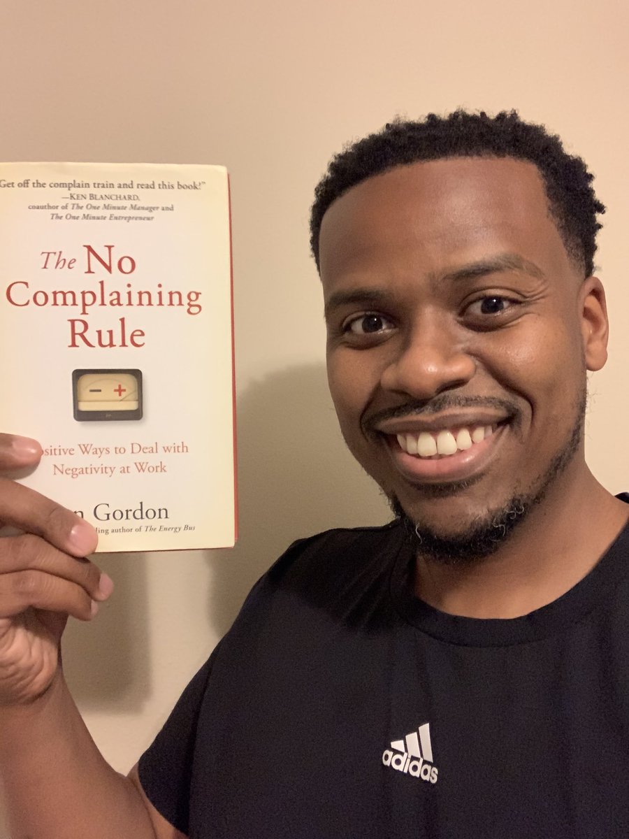 Ed_Jones2's tweet photo. Read by Ed!
New book review post. IG:@read_by_ed
The No Complaining Rule by @JonGordon11.
Quick, impactful read that combats the chronic mindless complaining that happens in life.
Great resources in the book.
#BlackMenRead #FathersRead #ReadToLead https://t.co/PYnYjnx71d