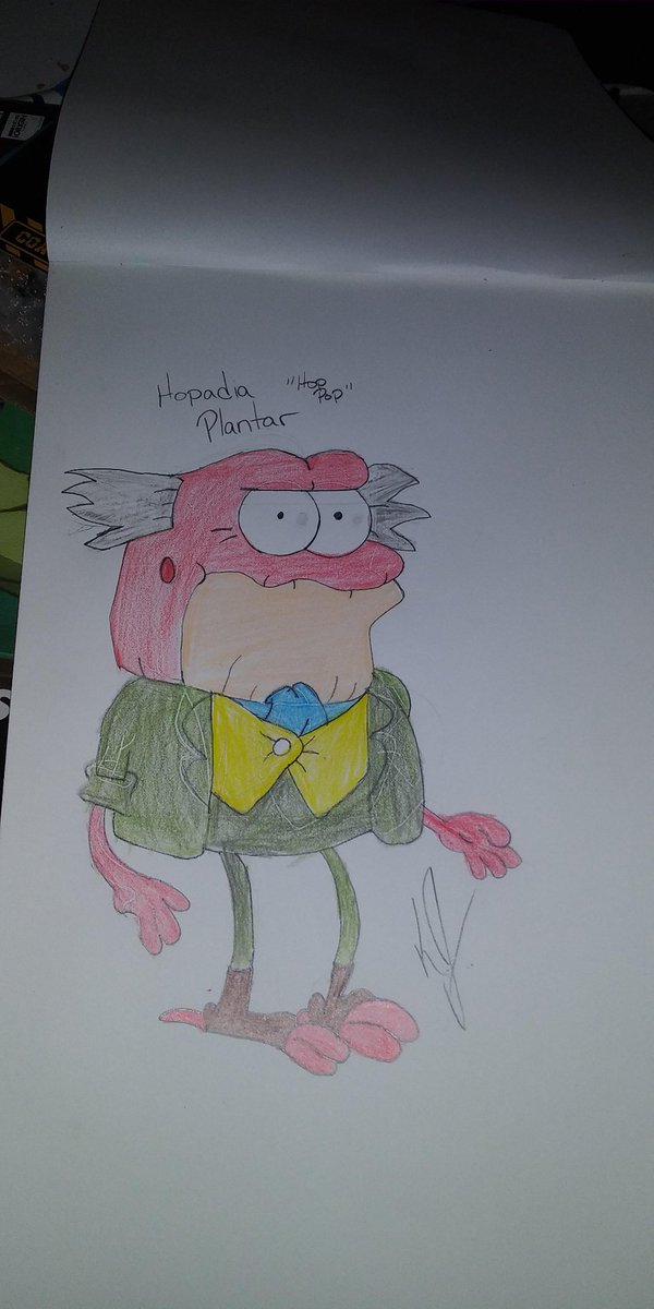 Argama_Asce's tweet photo. My attempt at Hop Pop from Amphibia. https://t.co/2OjBm0V3bs