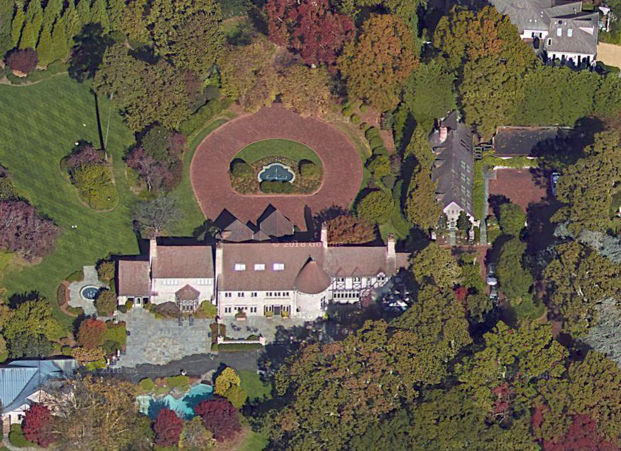 8. They live an understated life befitting two public servants. Just kidding. This is their home in an uber-affluent part of North Carolina. The staircase is painted with 24-carat gold leaf and is reminiscent of a French castle.