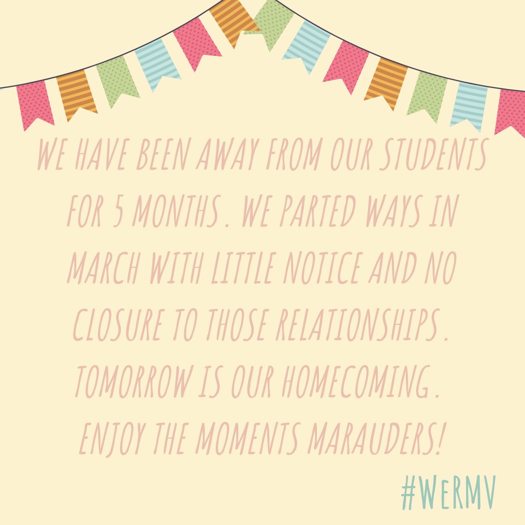 FESElem's tweet photo. Get some rest Marauders! 😴 Tomorrow is going to be a GREAT day! 🖤💛 #WeRMV #TeamFES https://t.co/kEjUkeE6Al