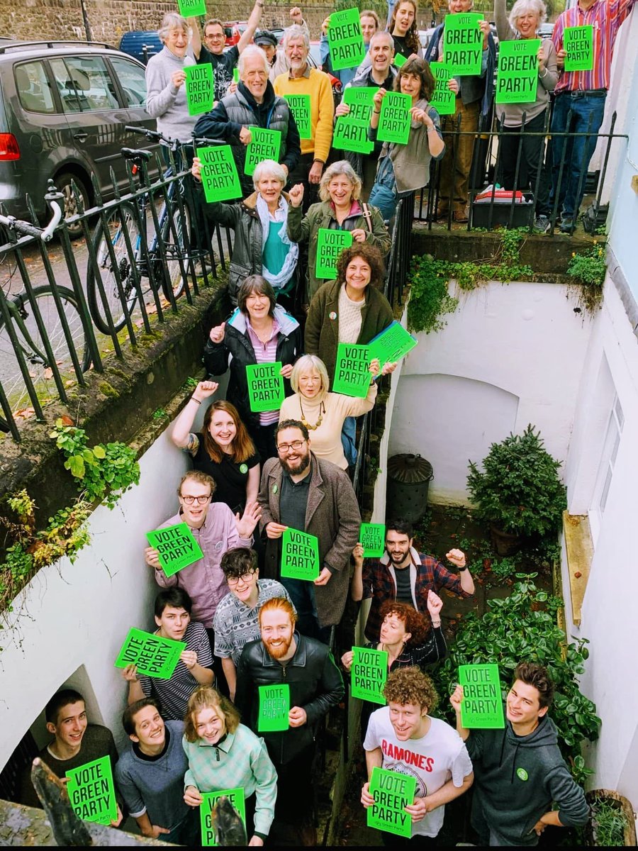 We took dozens of Young Green activists to Bristol for Big Weekends of campaigning in support of the amazing  @carla_denyer!This included launching our young trans rights pledge at the Bristol Trans Pride rally with  @natalieben! 