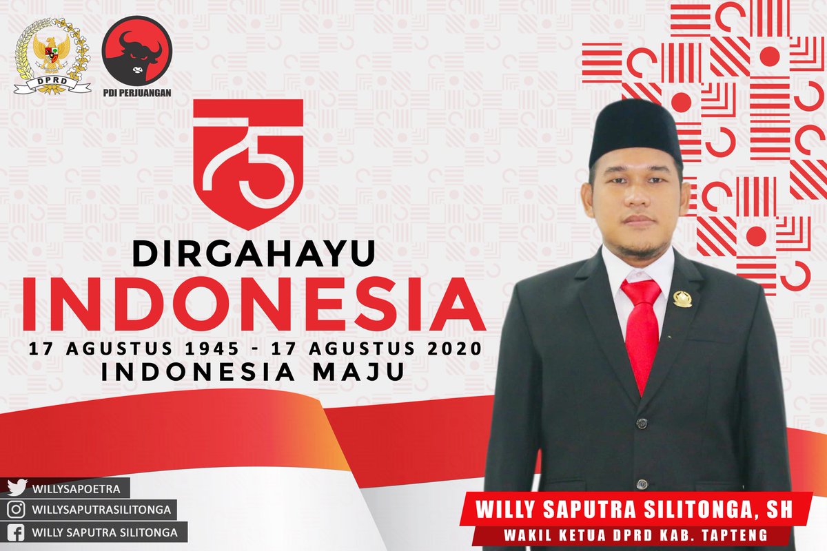 Dirgahayu Republik Indonesia yang ke 75 th 🇲🇨 <a href="/PDI_Perjuangan/">PDI Perjuangan</a> 

*Merdeka