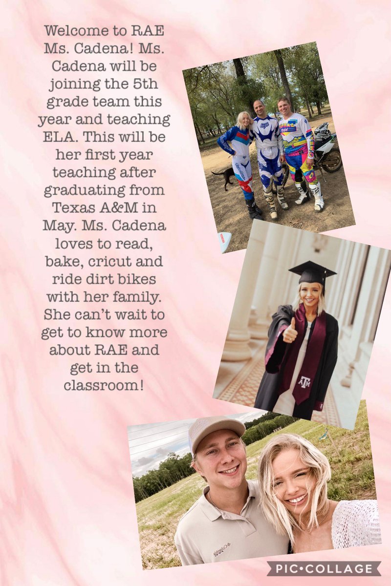 Aloha StingRAE Ohana! Let’s welcome our new to RAE family members <a href="/RAEinKaty/">Alexander Elementary</a> to our gRAEt community. Please welcome Ms. Cadena. #raeinkaty #katyisd