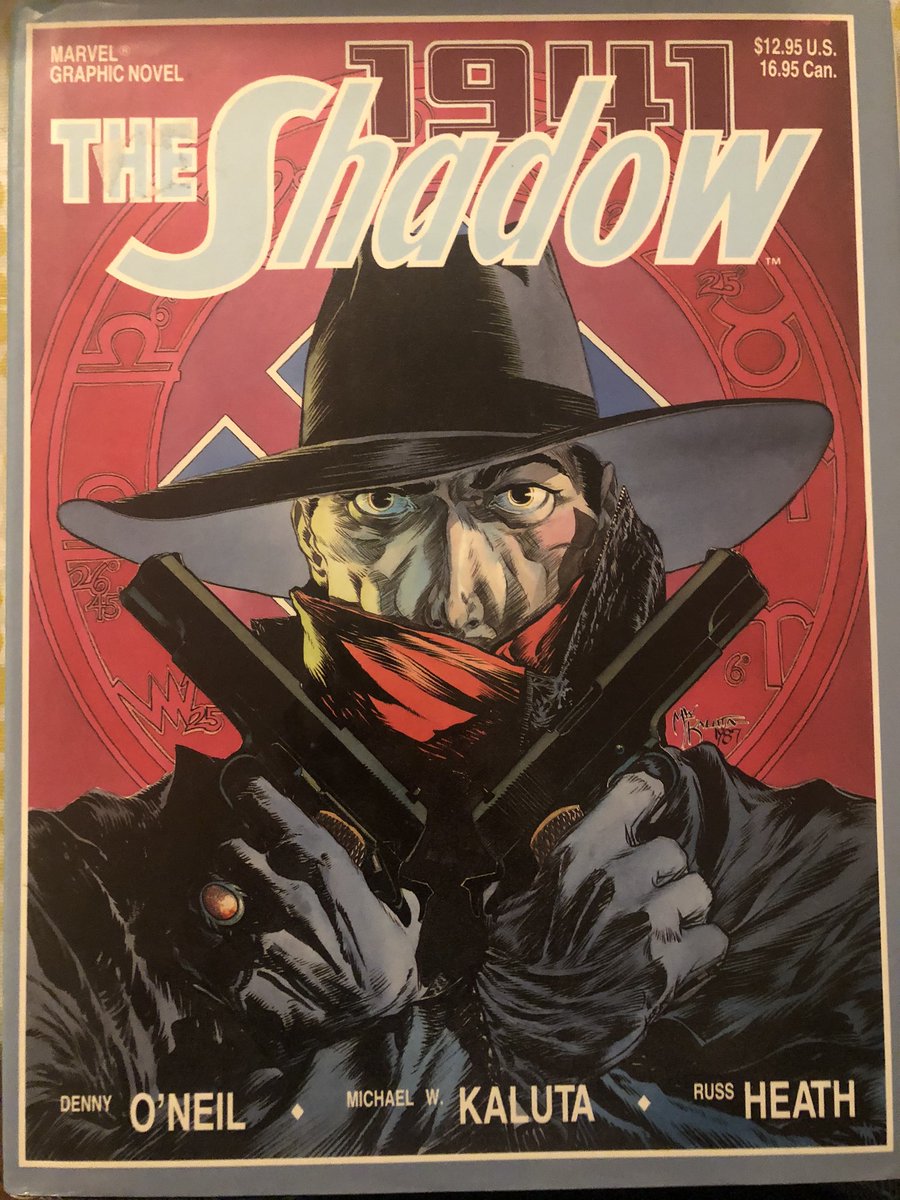 Marvel GN: Shadow 1941. O’Neil and a fascinating combination of Kaluta and Russ Heath. A beautifully put together period piece with colours by Chiarello et al. I’ve owned this a couple of times but won’t let it go now. A great pulp story by O’Neil too. 13/x