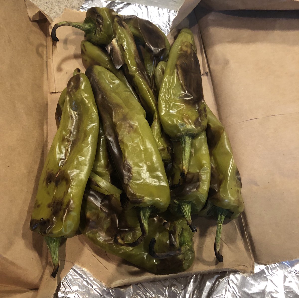 I’ve finally hit the roasting Hatch chilies stage of #COVID.