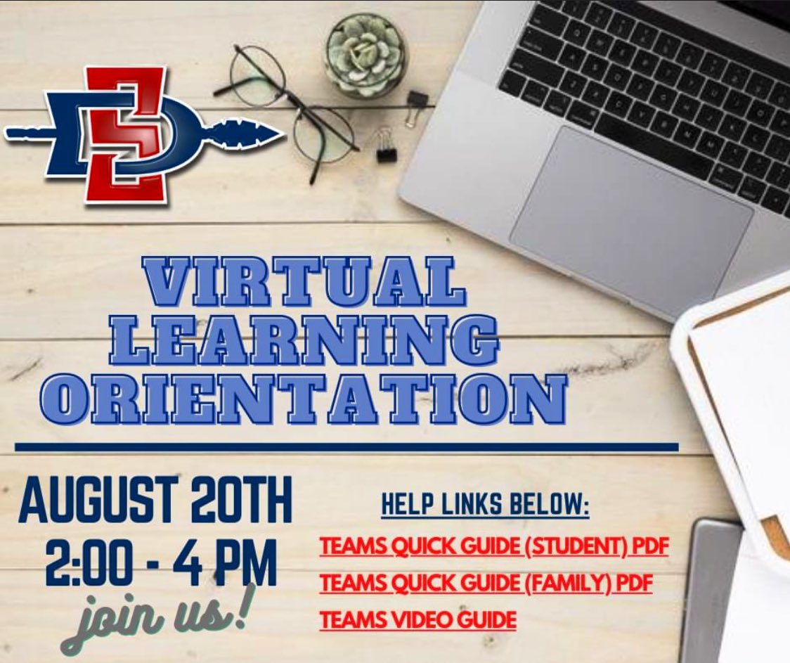 southdoylehs's tweet photo. Virtual Orientation this Thursday!
#Onetribe #SDHSStrong https://t.co/0wEfpTL360