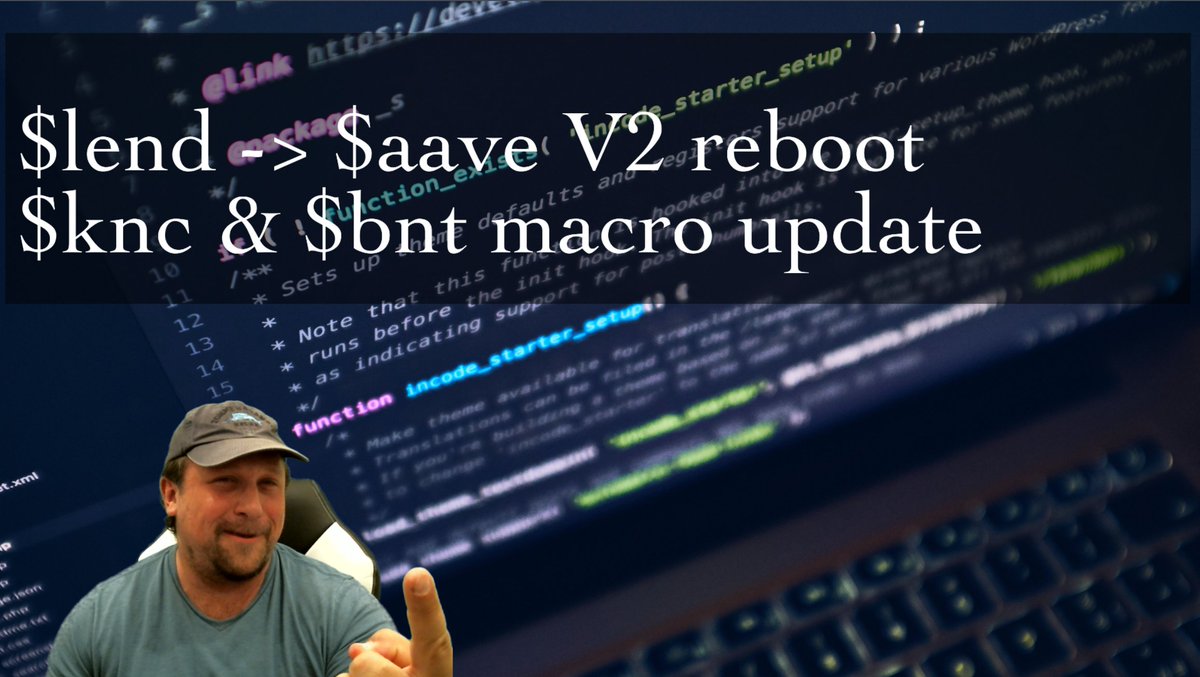 noahseidman's tweet photo. Tomorrow we're diving into the $lend -> $aave V2 protocol upgrade. It's a massive, game changing, evolution of the Aave platform that we will digest considering the larger DeFi narrative.

Subscribe Now: https://t.co/YUdcD0VmlW 👈💎🔥 
12PM EST Weekdays https://t.co/rSjOL8azuA