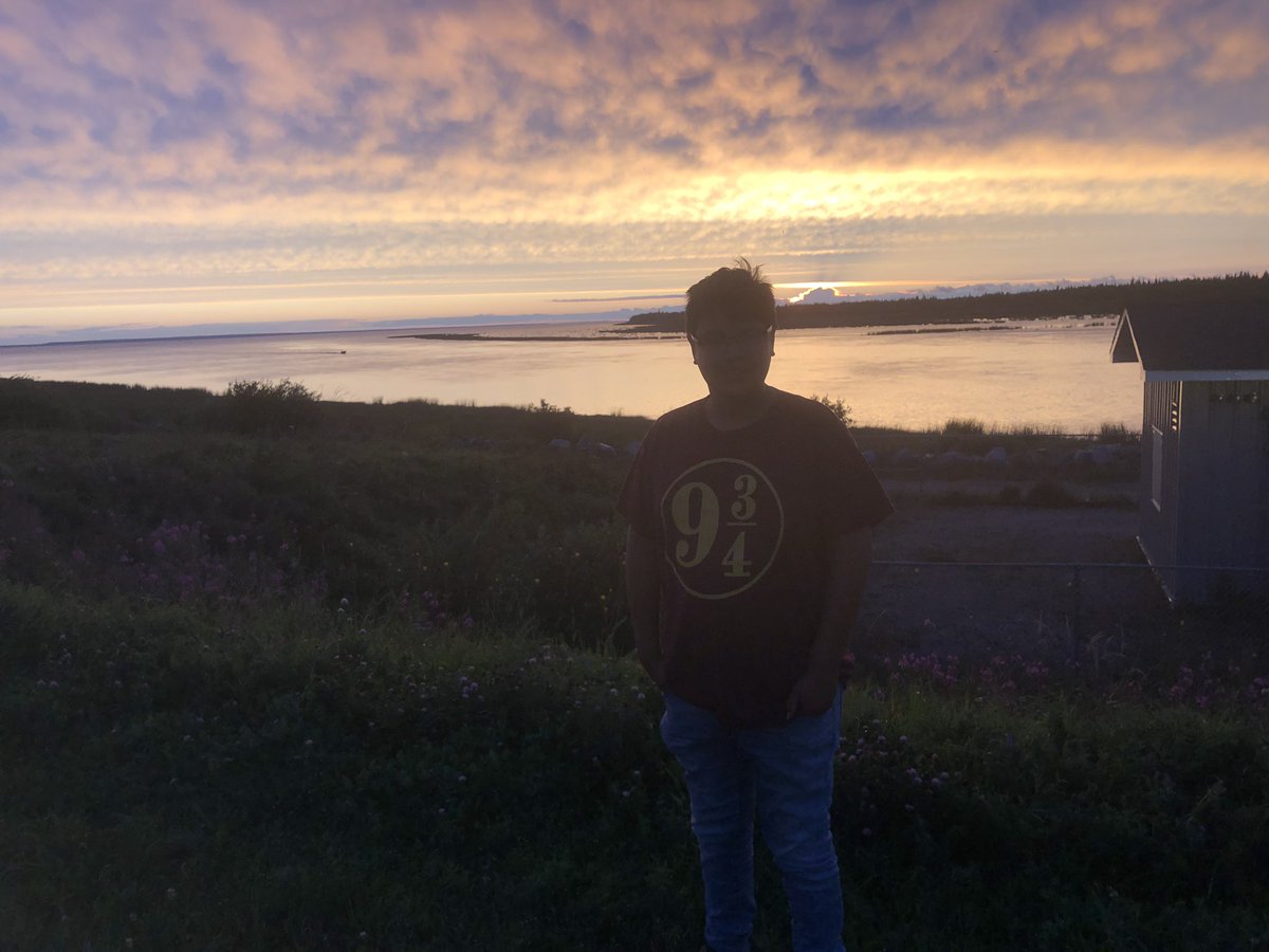 AntsMacLeod's tweet photo. Rupert River - Friday night we fished at the mouth of the Rupert River - (Mistissini Lake). This evening we are on the shores of Waskaganish...Rupert River flows out to James Bay. How cool is that!!!  my oldest son accompanying me to my moms hometown. https://t.co/kFgwlwAfXw
