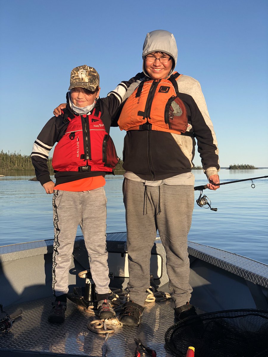 AntsMacLeod's tweet photo. Rupert River - Friday night we fished at the mouth of the Rupert River - (Mistissini Lake). This evening we are on the shores of Waskaganish...Rupert River flows out to James Bay. How cool is that!!!  my oldest son accompanying me to my moms hometown. https://t.co/kFgwlwAfXw