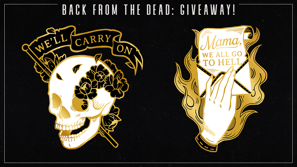 KerinCunningham's tweet photo. spreading the my chemical romance love today with a GIVEAWAY of a full set of my MCR enamel pins, in your choice of gold or red 🖤 just like &amp; RT this post to enter and i'll choose 3 winners on monday, 8/24!! https://t.co/afVGPxTOM6