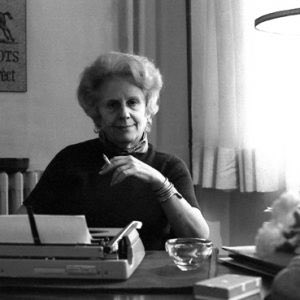 Women writers looking bored and holding a cigarette, part 79 in a series: Mercè Rodoreda